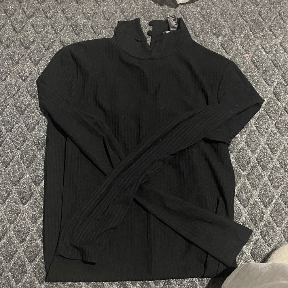 Forever 21 Black Long Sleeve Dress
